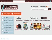 Tablet Screenshot of buralcoop.fr